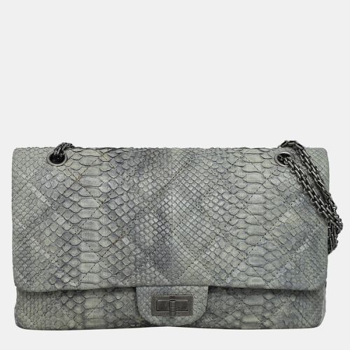 Large 227 Python Reissue Double Flap Bag - Chanel - Modalova