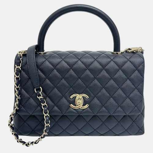 Leather Caviar Skin Coco Handle Bag - Chanel - Modalova