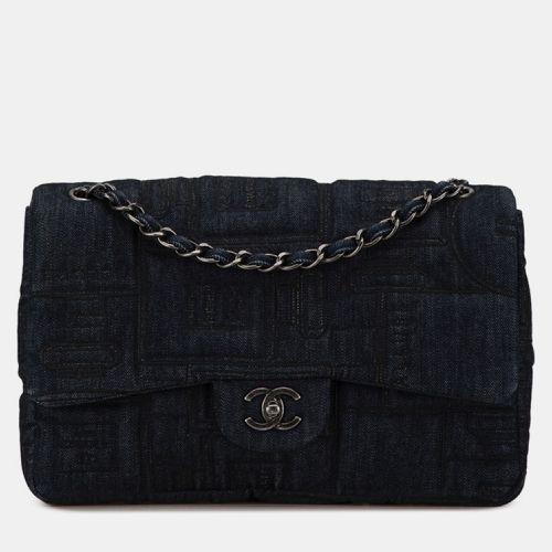 Denim Perfume Embroidery Chain Shoulder Bag - Chanel - Modalova