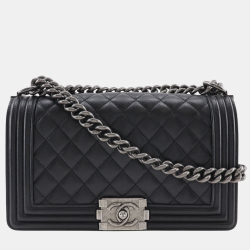 Leather Boy Chain Shoulder Bag - Chanel - Modalova