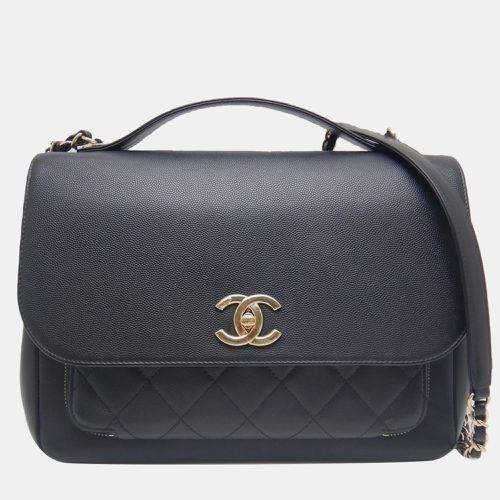 Leather Business Affinity Large Shoulder Bag - Chanel - Modalova