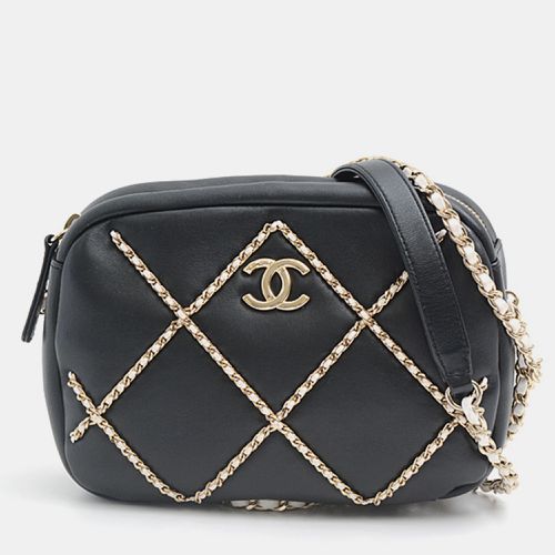 Leather Lambskin Chain Shoulder Bag - Chanel - Modalova