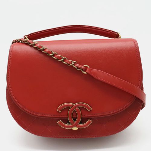 Leather Coco Curve Matelasse Shoulder Bag - Chanel - Modalova