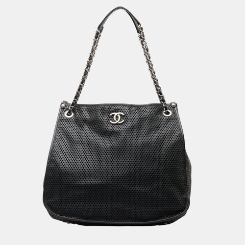 Leather Coco Mark Chain Shoulder Bag - Chanel - Modalova