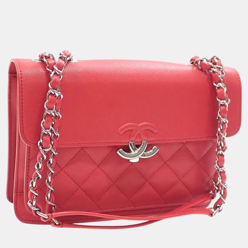 Chain Shoulder Bag Matelasse Half Coco Leather Mark - Chanel - Modalova