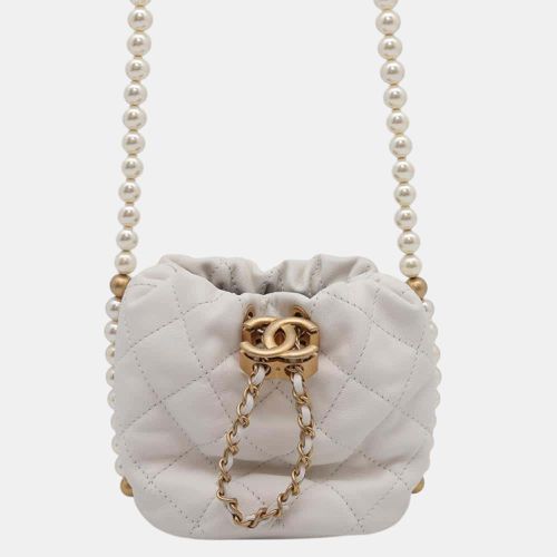 Matelasse PearlChain shoulder Bag Mini Leather - Chanel - Modalova