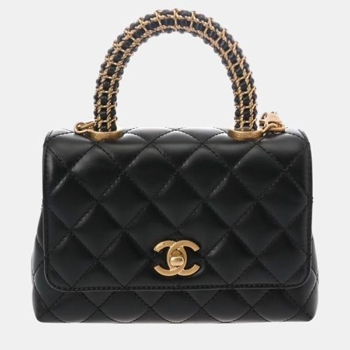 Calfskin Leather Extra Mini Coco Handle Bag - Chanel - Modalova