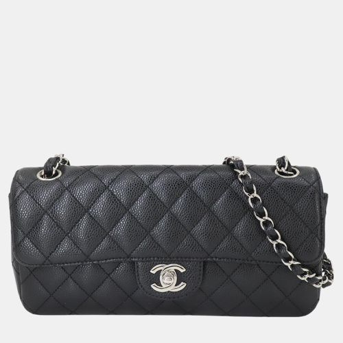 Matelasse Chain Shoulder Bag Caviar Skin Leather Silver - Chanel - Modalova