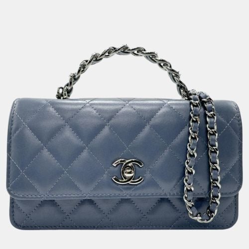 Leather Wallet On Chain - Chanel - Modalova