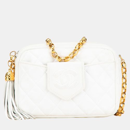 CC Quilted Lambskin Tassel Camera Bag - Chanel - Modalova