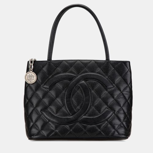 Chanel Black Caviar Medallion Tote - Chanel - Modalova