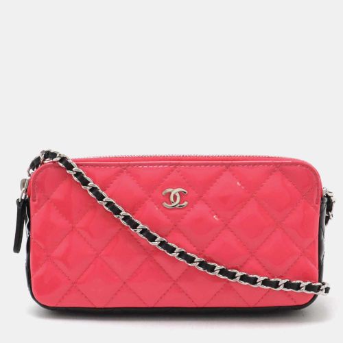 Chanel Pink Leather Chain Wallet - Chanel - Modalova