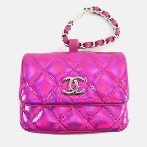 Chanel Pink Plastic Enamel Pouch - Chanel - Modalova