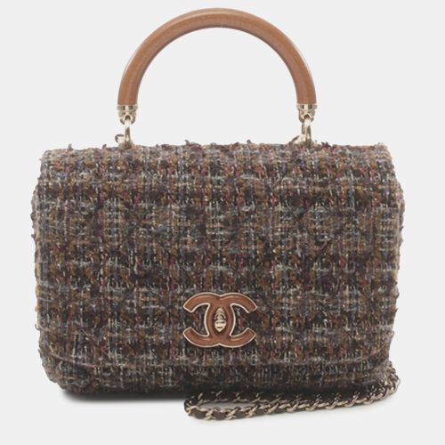 Tweed Knock on Wood Satchel - Chanel - Modalova