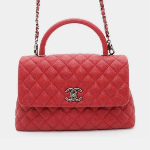 Caviar Small Coco Top Handle Bag - Chanel - Modalova