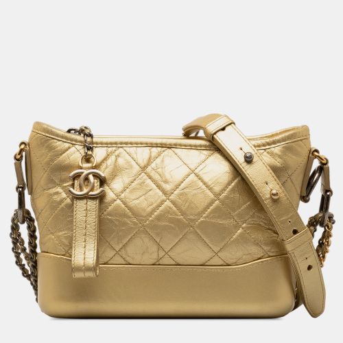 Metallic Lambskin Small Gabrielle Crossbody Bag - Chanel - Modalova