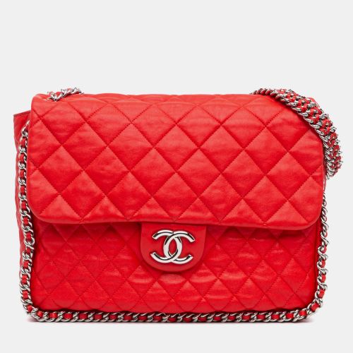 Lambskin Leather Maxi Chain Around Flap Bag - Chanel - Modalova