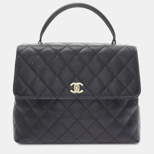 Caviar Leather Kelly Top Handle Bag - Chanel - Modalova