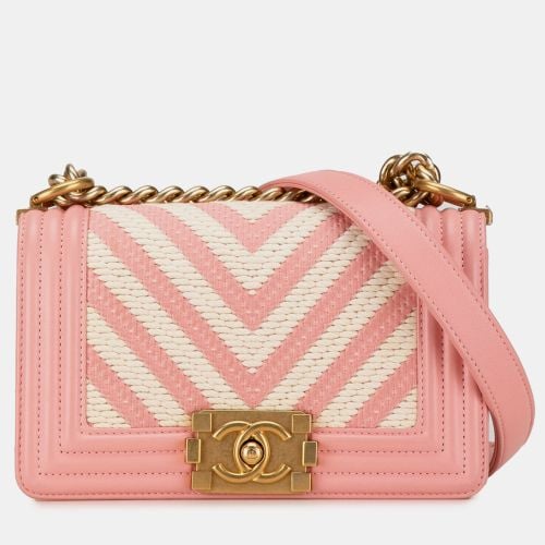 Chevron Small Braided Boy Flap Bag - Chanel - Modalova