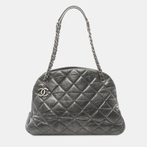 Aged Calfskin Large Just Mademoiselle Bowling Bag - Chanel - Modalova