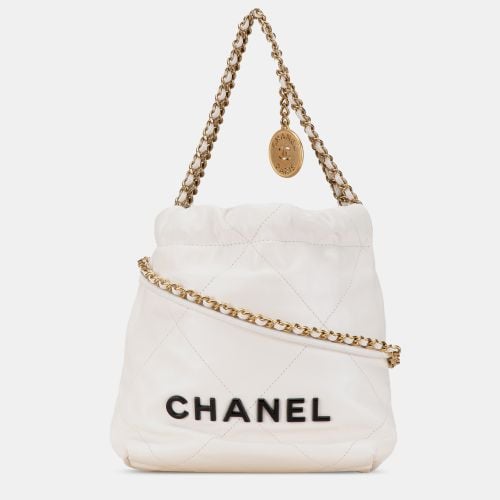 Mini Shiny Calfskin 22 Hobo Bag - Chanel - Modalova