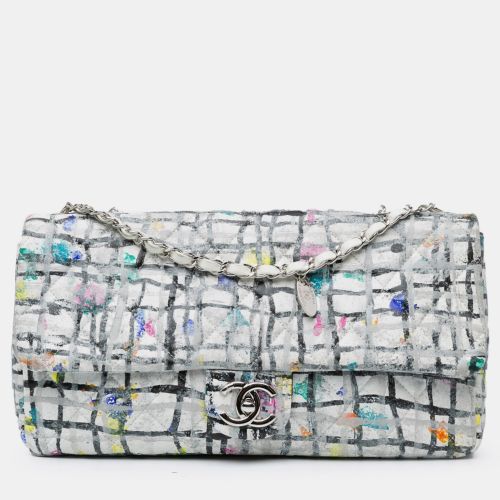 Calfskin Hand Medium Painted Graffiti Flap Bag - Chanel - Modalova