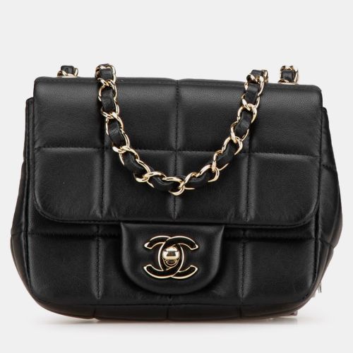 Lambskin Leather Mini Square Resin Crystal Monacoco Flap Bag - Chanel - Modalova