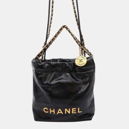 Shiny Calf Leather Mini 22 Shoulder Bag - Chanel - Modalova