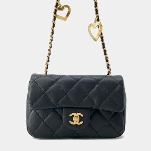 Lambskin Mini Heart Chain Shoulder Bag - Chanel - Modalova