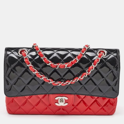 Red Quilted Patent Leather Medium Classic Double Flap Bag - Chanel - Modalova