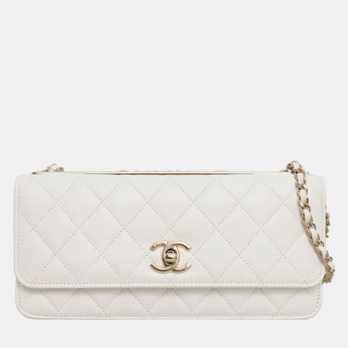 Quilted Lambskin Leather CC Trendy Wallet on Chain - Chanel - Modalova