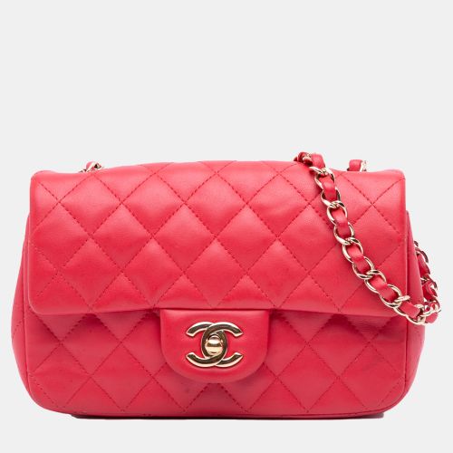 Mini Rectangular Classic Lambskin Single Flap - Chanel - Modalova