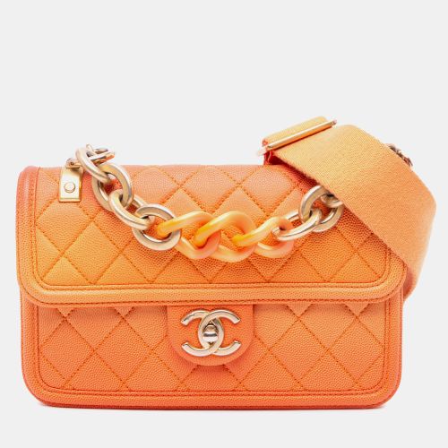 Small Quilted Caviar Sunset On The Sea Flap - Chanel - Modalova