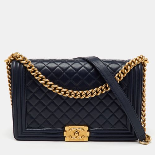 Quilted Leather New Medium Boy Flap Bag - Chanel - Modalova