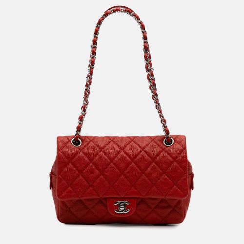 Medium Quilted Caviar Easy Flap - Chanel - Modalova