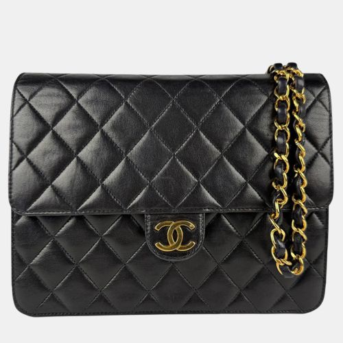 Quilted CC Leather Flap Bag - Chanel - Modalova