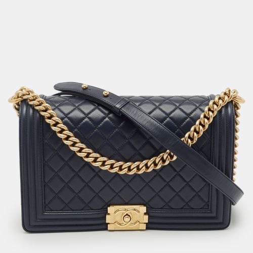 Quilted Leather New Medium Boy Flap Bag - Chanel - Modalova