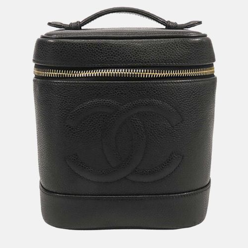 Chanel Black CC Caviar Vanity Case - Chanel - Modalova