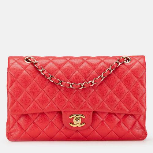 Classic Medium Caviar Leather Double Flap Bag - Chanel - Modalova