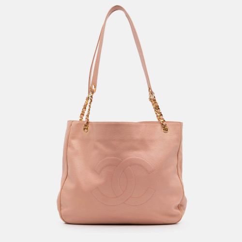 Chanel Pink CC Caviar Chain Tote - Chanel - Modalova