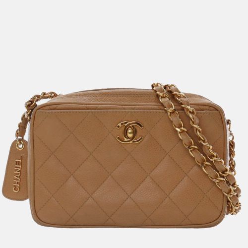 CC Quilted Caviar Camera Bag - Chanel - Modalova