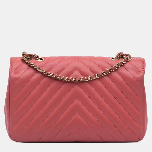 Medium Chevron Lambskin Statement Flap - Chanel - Modalova