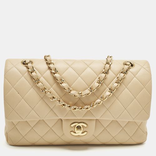 Quilted Leather Medium Classic Double Flap Bag - Chanel - Modalova