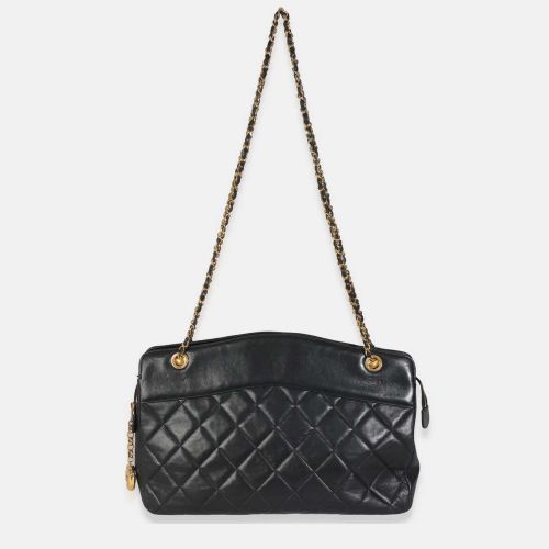 Vintage Quilted Lambskin Matelasse Chain Shoulder Bag - Chanel - Modalova