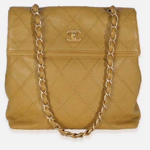 Quilted Caviar Chain Flap Shoulder Bag - Chanel - Modalova