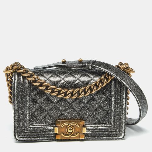 Quilted Leather Small Boy Flap Bag - Chanel - Modalova