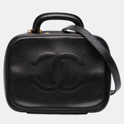 Chanel Black CC Caviar Vanity Case - Chanel - Modalova