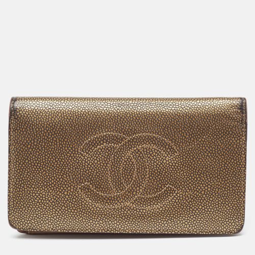 Leather Timeless CC L Yen Wallet - Chanel - Modalova