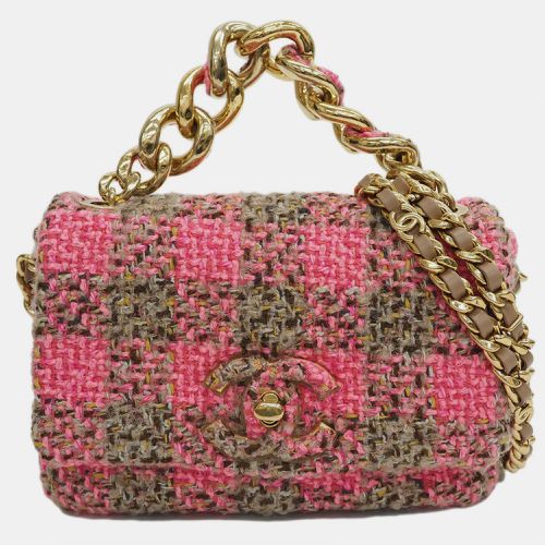 Quilted Tweed Small Elegant Chain Flap Bag - Chanel - Modalova