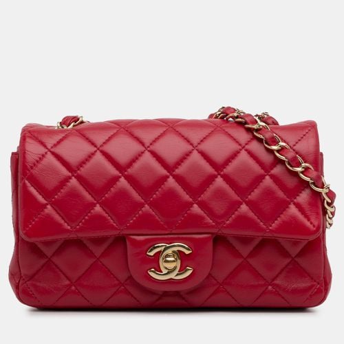 Mini Classic Lambskin Rectangular Single Flap Bag - Chanel - Modalova